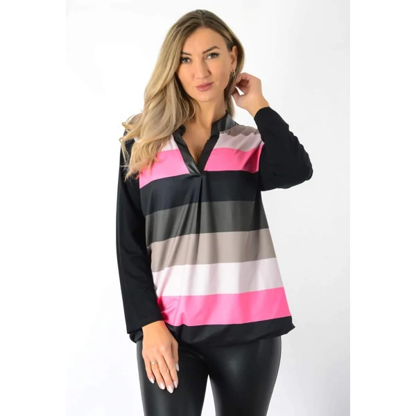 Ingnyakas elől mintás felső