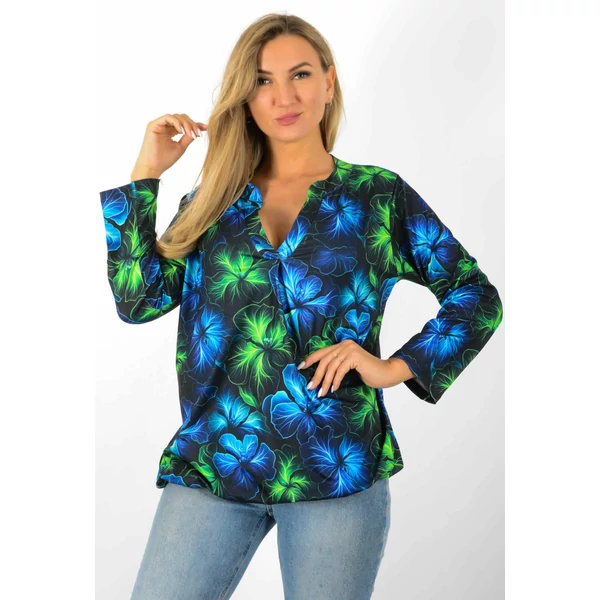 Ing nyakas alól gumis mintás  felső