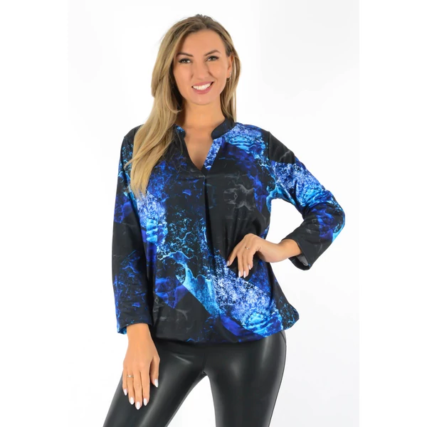 Ing nyakas alól gumis mintás  felső