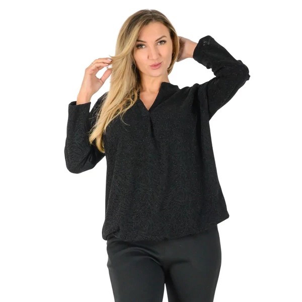 Ing nyakas alól gumis fekete felső