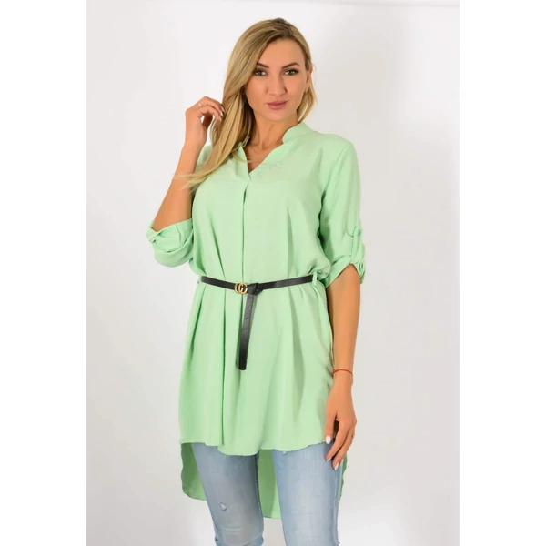 Claudia világoszöld muszlin ing ruha/tunika