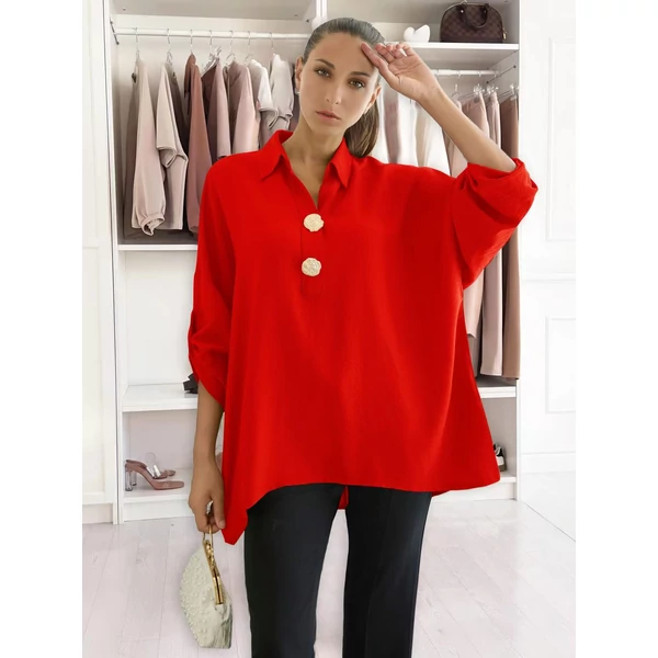 Piros laza ingfelső