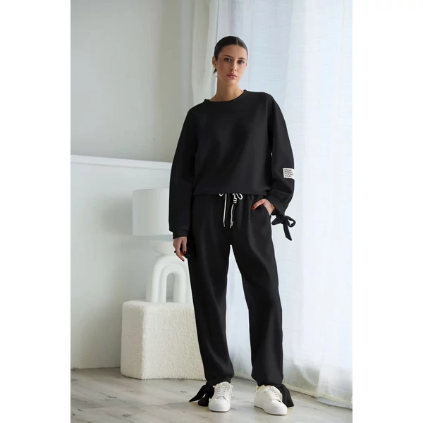 Linda fekete oversized szabadidő szett