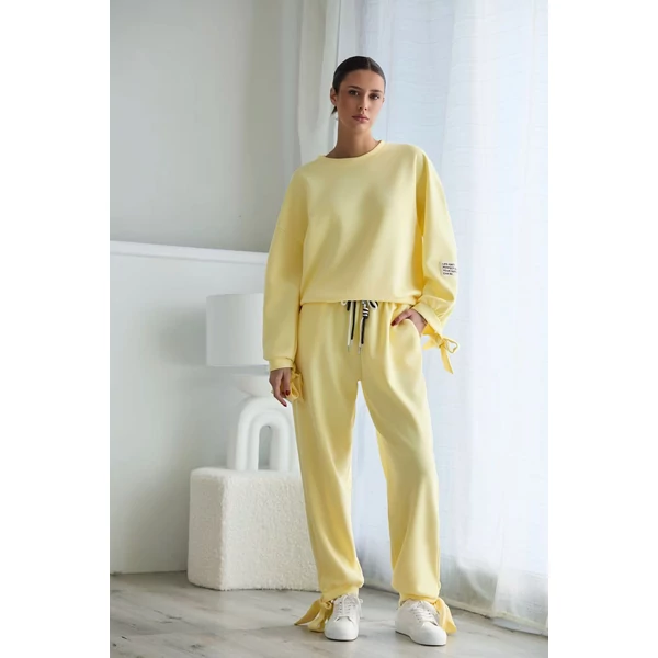 Linda sárga oversized szabadidő szett