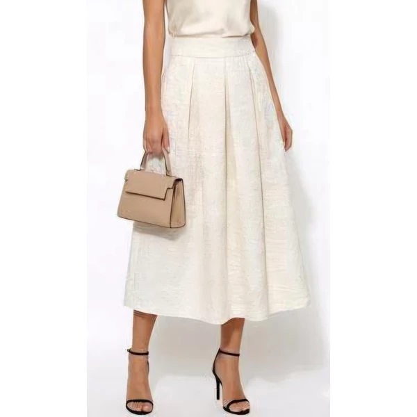 Zsebes ekrű, maxi szoknya