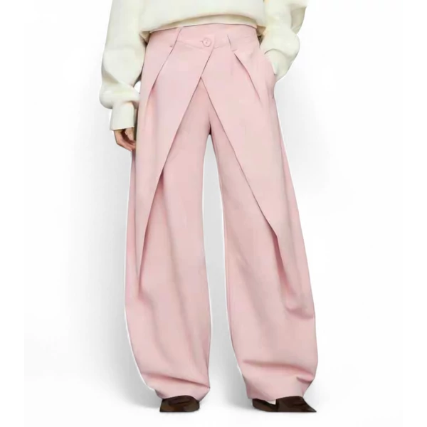 Extravagáns rózsaszín nadrág