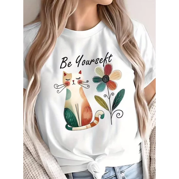 Cicás fehér póló 