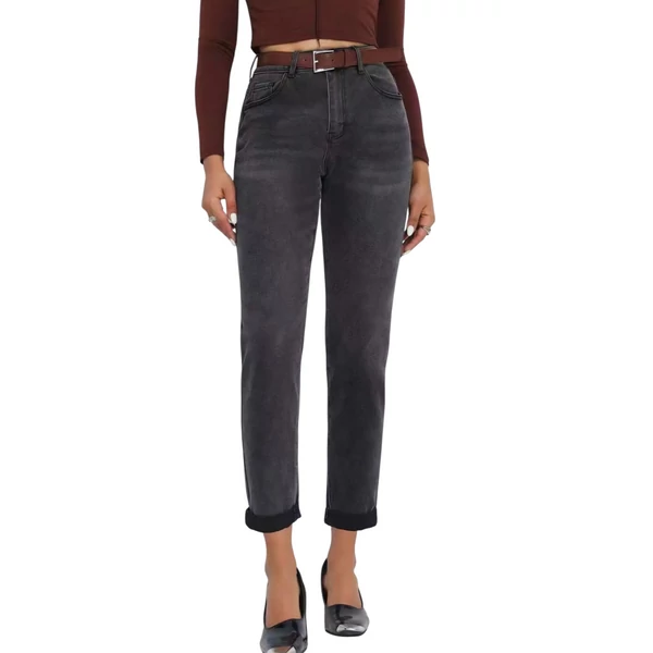 Magas derekú   szürke farmer nadrág