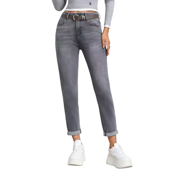 Magas derekú   szürke farmer nadrág