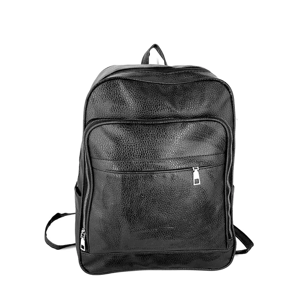 Műbőr fekete háti táska