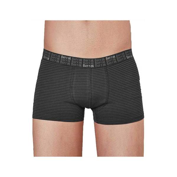 Apró csíkos fekete boxer alsó