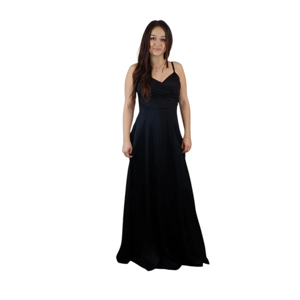 Lilly fekete maxi ruha
